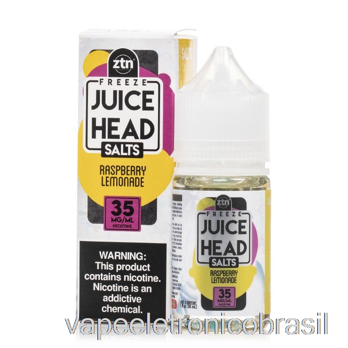 Vape Eletronico Congelar Limonada De Framboesa - Suco De Sais De Cabeça - 30ml 35mg